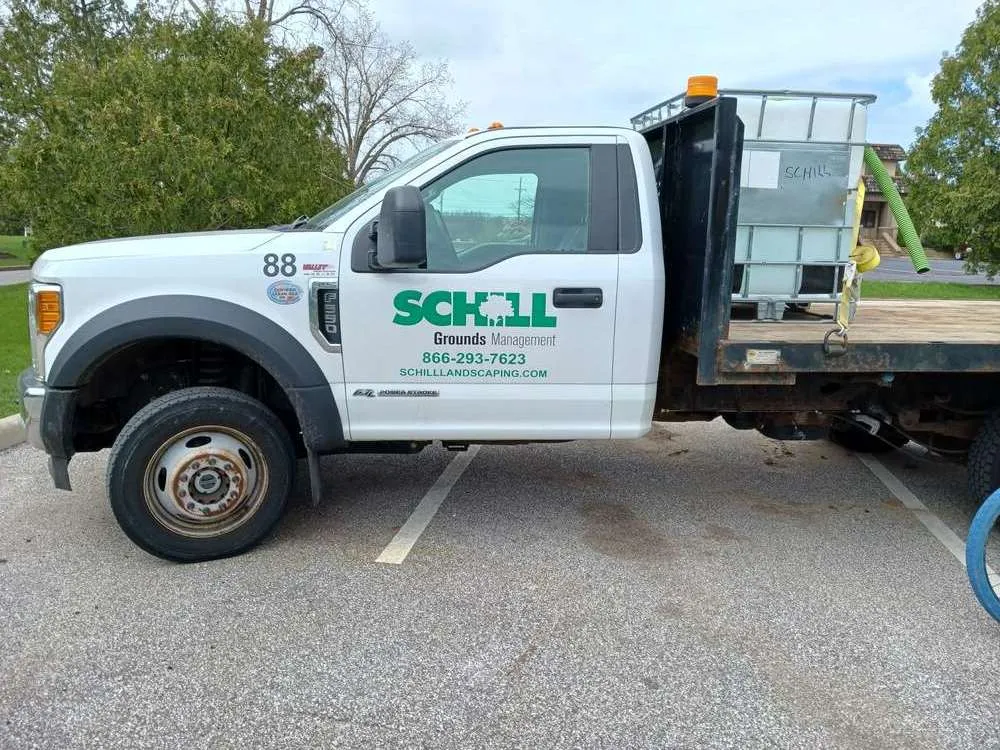 Schill spraying truck
